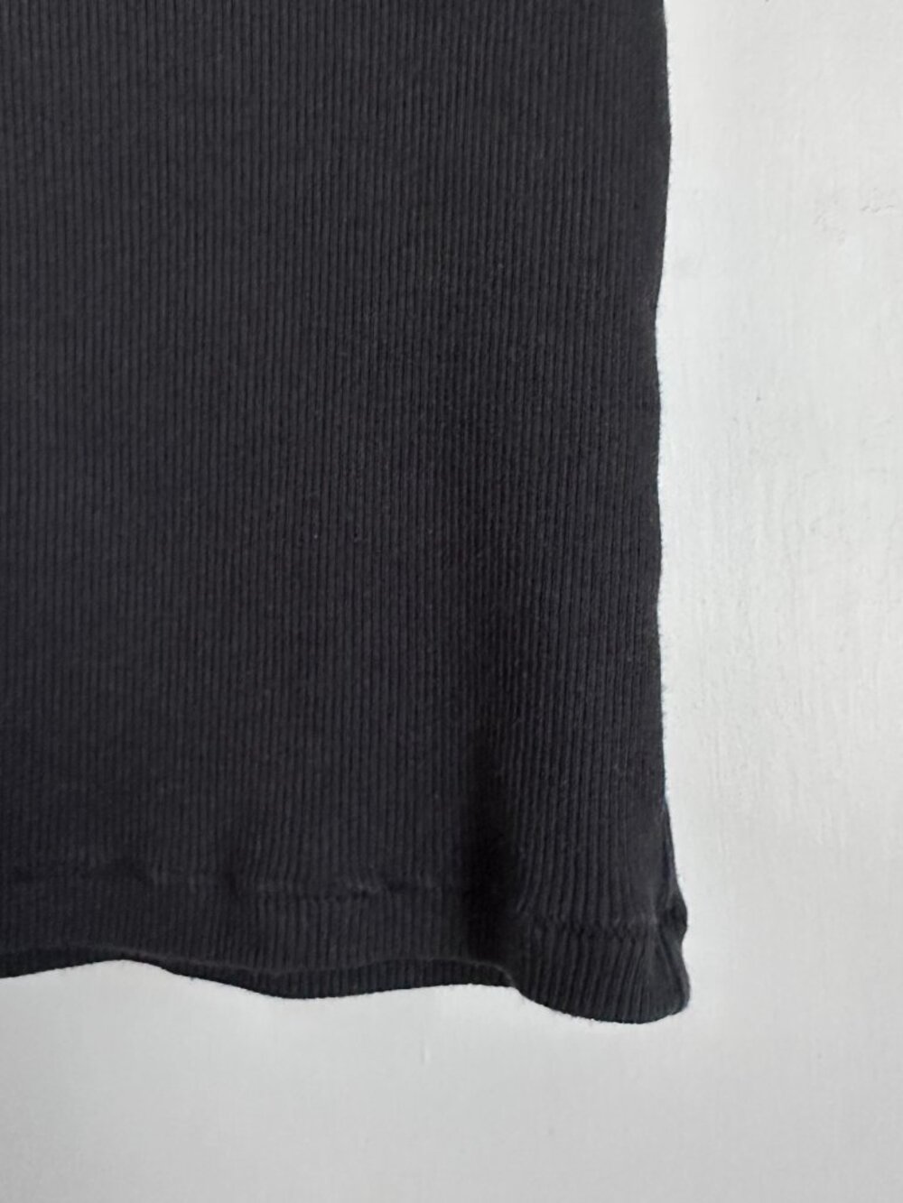 SKIMS Cotton Rib Tank Top Black Medium M Stretch Cotton - Picture 5 of 11
